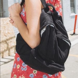 Cotton Black Backpack